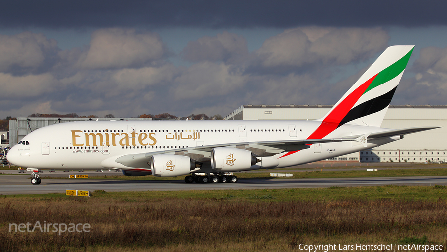 Emirates Airbus A380-861 (F-WWAQ) | Photo 90728