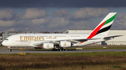 Emirates Airbus A380-861 (F-WWAQ) at  Hamburg - Finkenwerder, Germany