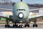 Singapore Airlines Airbus A380-841 (F-WWAQ) at  Hamburg - Finkenwerder, Germany