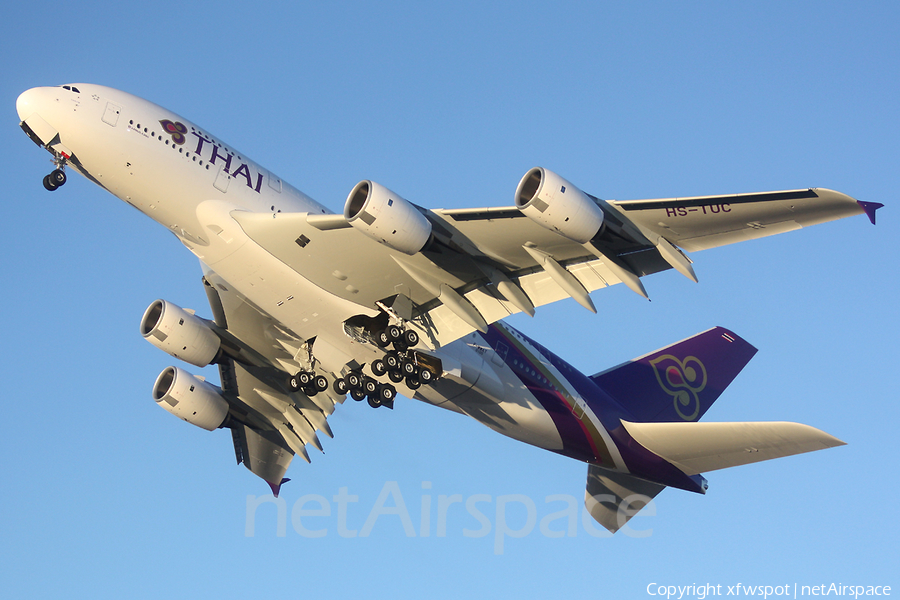 Thai Airways International Airbus A380-841 (F-WWAT) | Photo 449550