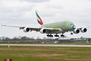 Emirates Airbus A380-842 (F-WWAU) at  Hamburg - Finkenwerder, Germany