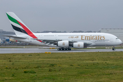 Emirates Airbus A380-842 (F-WWAU) at  Hamburg - Finkenwerder, Germany