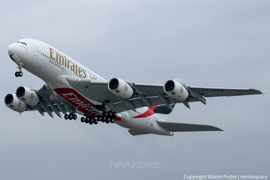 Emirates Airbus A380-842 (F-WWAU) | Photo 410585