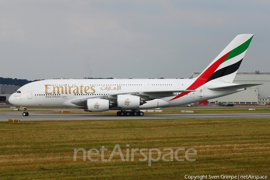 Emirates Airbus A380-861 (F-WWAU) | Photo 53465
