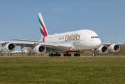 Emirates Airbus A380-842 (F-WWAV) at  Hamburg - Finkenwerder, Germany