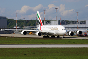 Emirates Airbus A380-842 (F-WWAV) at  Hamburg - Finkenwerder, Germany