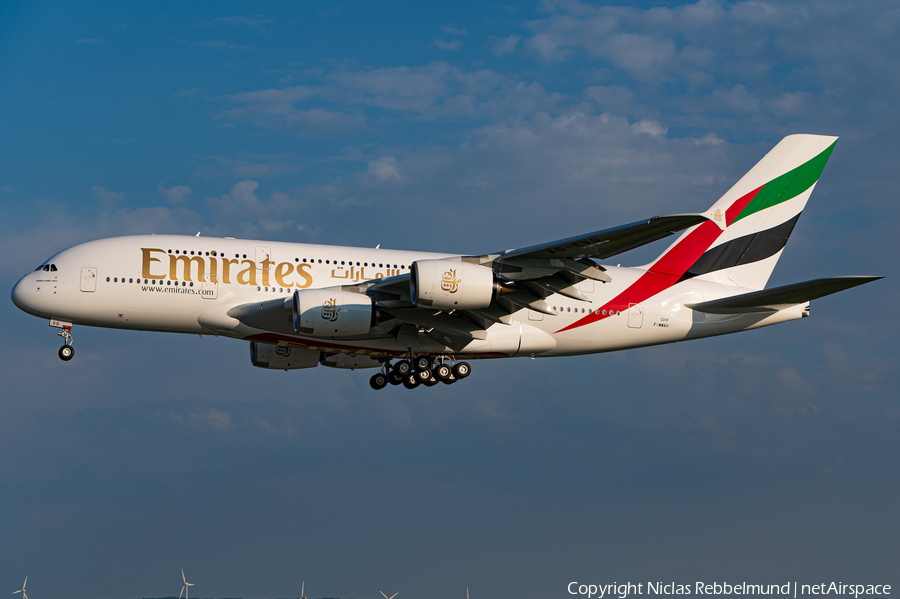 Emirates Airbus A380-842 (F-WWAV) | Photo 450896