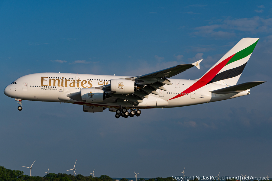 Emirates Airbus A380-842 (F-WWAV) | Photo 450897