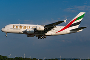 Emirates Airbus A380-842 (F-WWAV) at  Hamburg - Finkenwerder, Germany