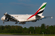 Emirates Airbus A380-842 (F-WWAV) at  Hamburg - Finkenwerder, Germany