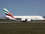 Emirates Airbus A380-842 (F-WWAV) at  Hamburg - Finkenwerder, Germany