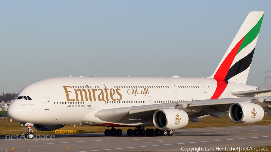 Emirates Airbus A380-861 (F-WWAX) | Photo 132129