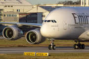 Emirates Airbus A380-861 (F-WWAX) at  Hamburg - Finkenwerder, Germany