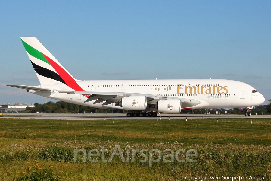 Emirates Airbus A380-861 (F-WWAX) | Photo 32250