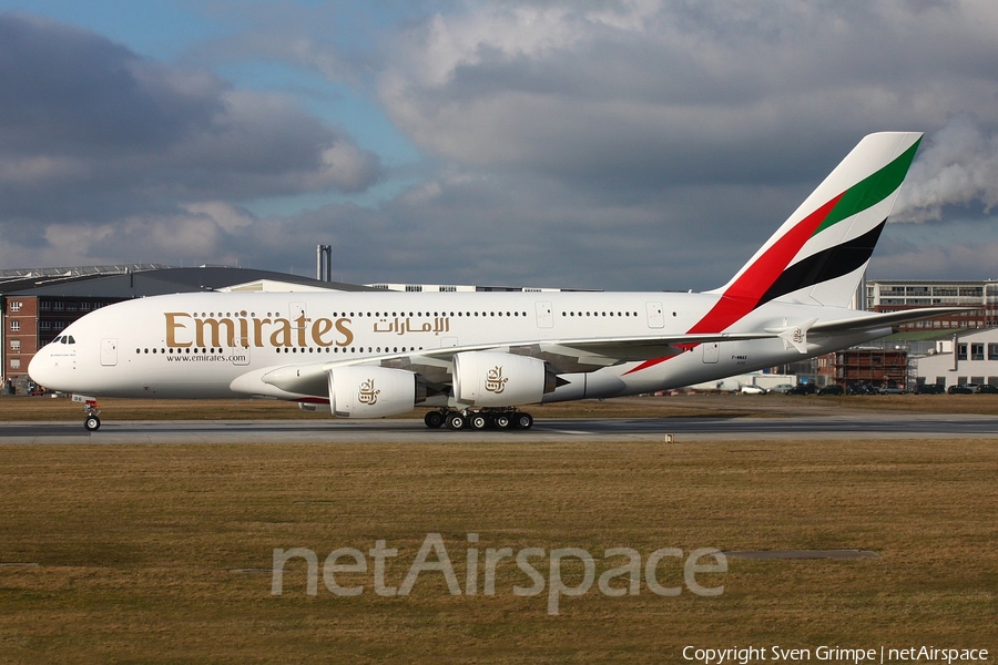 Emirates Airbus A380-861 (F-WWAX) | Photo 66350