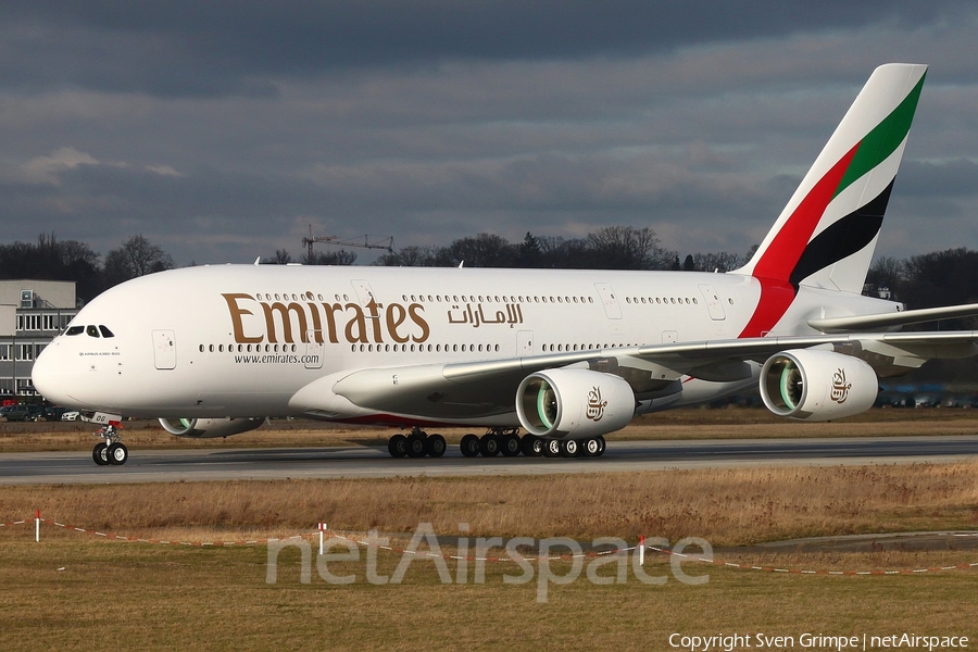 Emirates Airbus A380-861 (F-WWAX) | Photo 66385