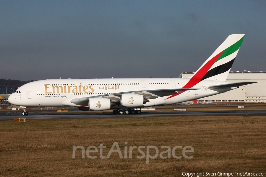 Emirates Airbus A380-861 (F-WWAX) | Photo 66504
