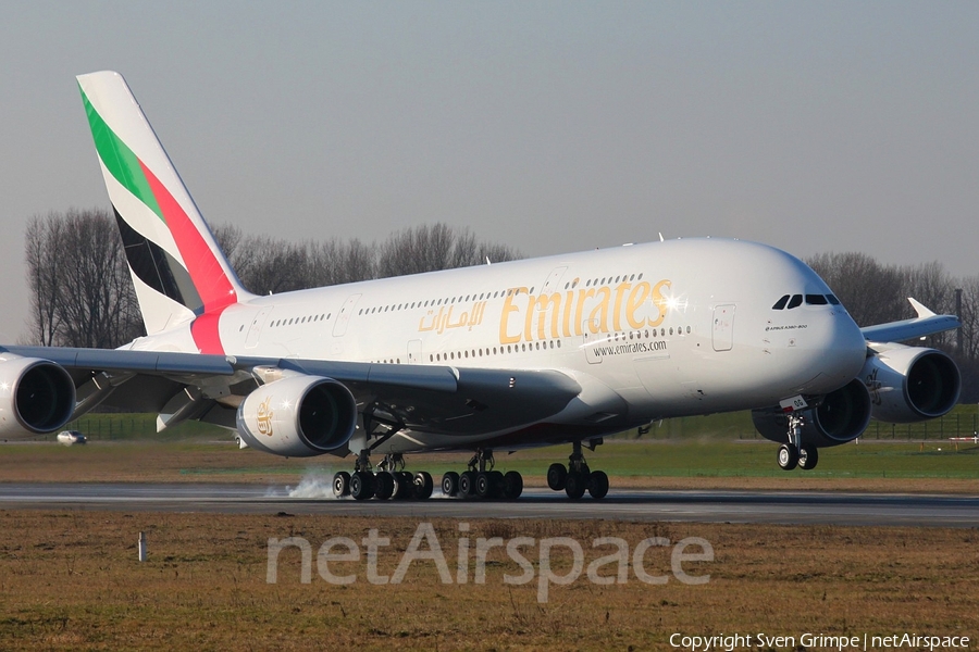 Emirates Airbus A380-861 (F-WWAX) | Photo 66526