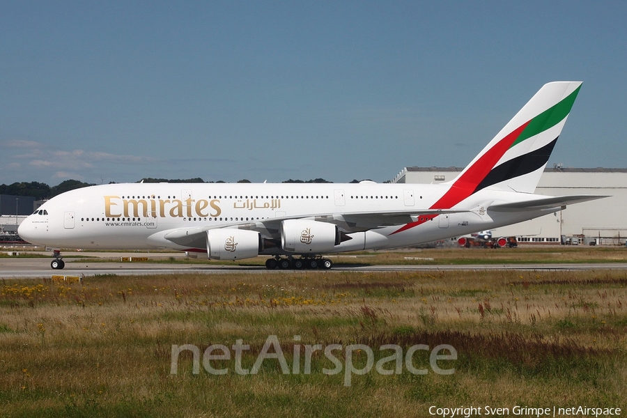 Emirates Airbus A380-842 (F-WWAY) | Photo 249837