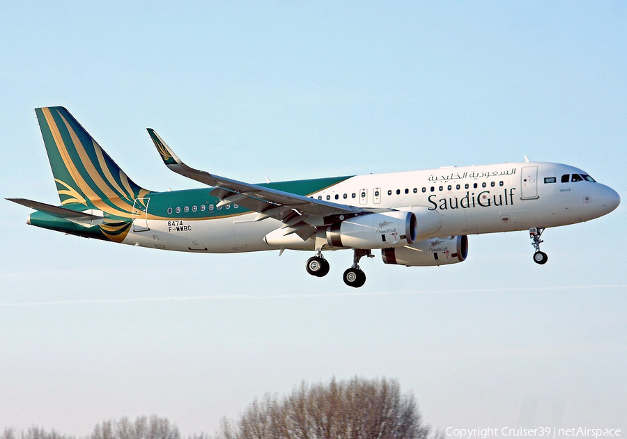 SaudiGulf Airlines Airbus A320-232 (F-WWBC) | Photo 92581