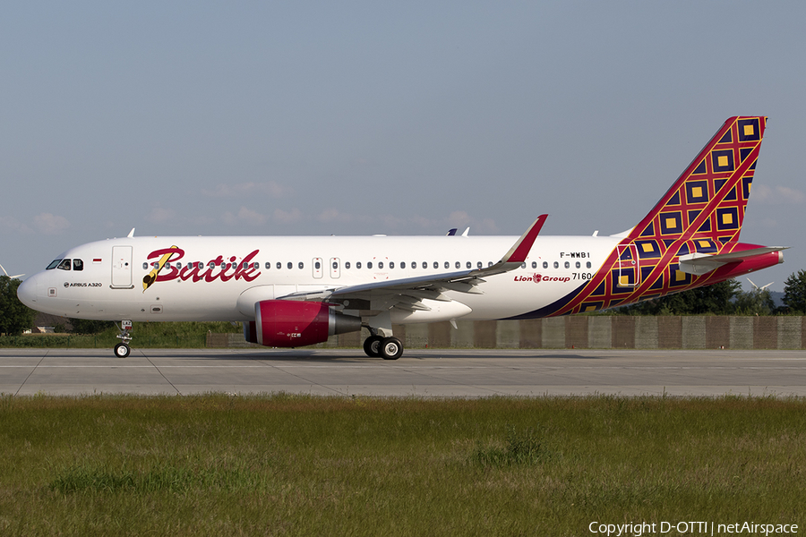 Batik Air Airbus A320-214 (F-WWBI) | Photo 573592