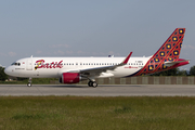 Batik Air Airbus A320-214 (F-WWBI) at  Hamburg - Finkenwerder, Germany