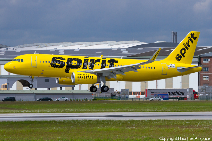 Spirit Airlines Airbus A320-232 (F-WWBO) | Photo 76654