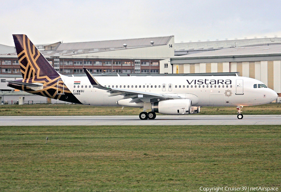 Vistara Airbus A320-232 (F-WWBU) | Photo 138970