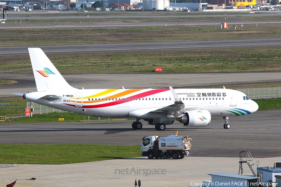 Colorful Guizhou Airlines Airbus A320-251N (F-WWBX) | Photo 383576