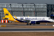 Monarch Airlines Airbus A320-214 (F-WWBZ) at  Hamburg - Finkenwerder, Germany