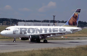 Frontier Airlines Airbus A318-111 (F-WWDA) at  Hamburg - Finkenwerder, Germany