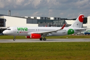 VivaAerobus Airbus A320-232 (F-WWDF) at  Hamburg - Finkenwerder, Germany