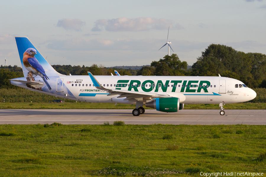 Frontier Airlines Airbus A320-214 (F-WWDN) | Photo 86874