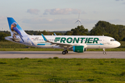 Frontier Airlines Airbus A320-214 (F-WWDN) at  Hamburg - Finkenwerder, Germany