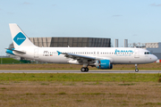 Jazeera Airways Airbus A320-214 (F-WWDS) at  Hamburg - Finkenwerder, Germany