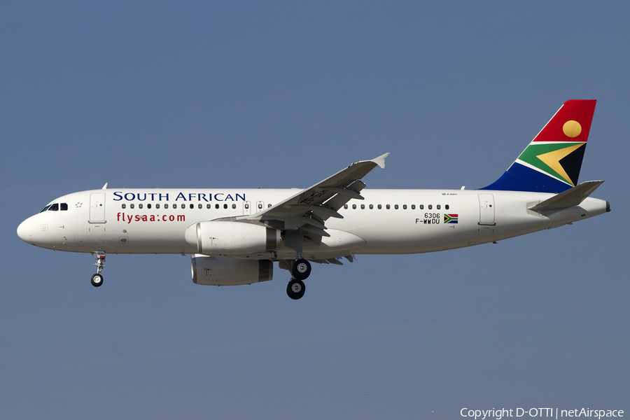 South African Airways Airbus A320-232 (F-WWDU) | Photo 454422