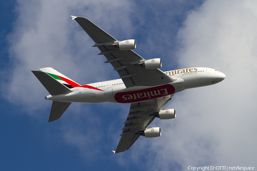 Emirates Airbus A380-861 (F-WWEA) | Photo 291401