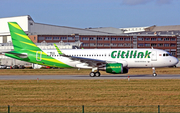 Citilink Garuda Indonesia Airbus A320-214 (F-WWIA) at  Hamburg - Finkenwerder, Germany