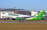 Citilink Garuda Indonesia Airbus A320-214 (F-WWIA) at  Hamburg - Finkenwerder, Germany