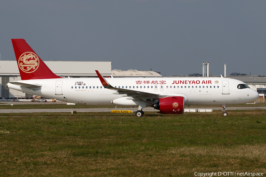 Juneyao Airlines Airbus A320-271N (F-WWIB) | Photo 443203