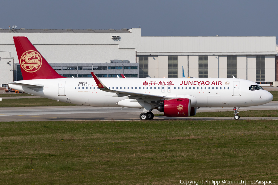 Juneyao Airlines Airbus A320-271N (F-WWIB) | Photo 443216
