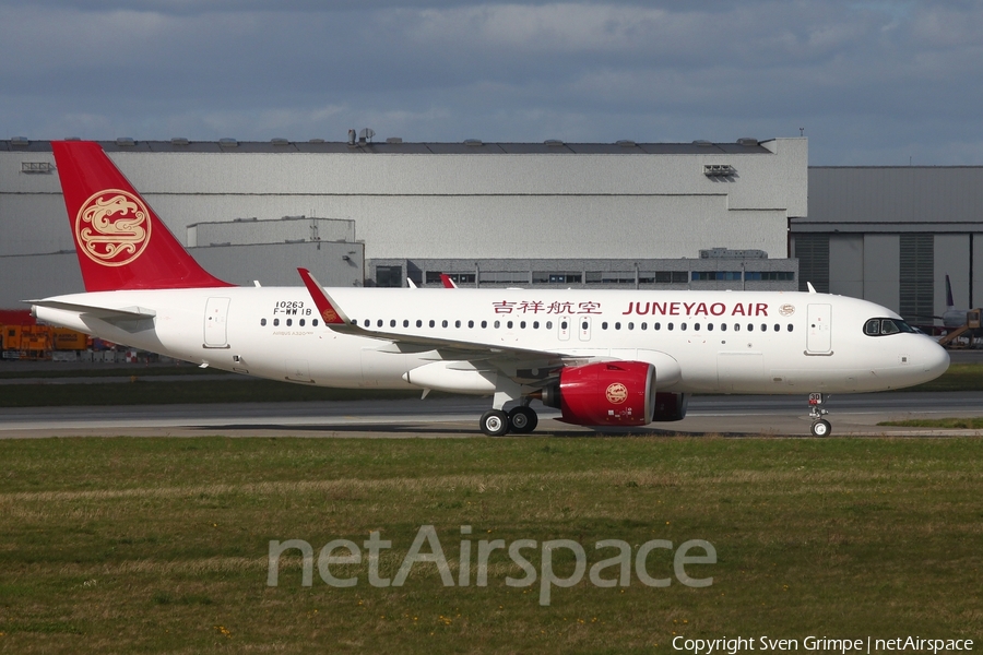 Juneyao Airlines Airbus A320-271N (F-WWIB) | Photo 443659