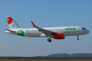 VivaAerobus Airbus A320-232 (F-WWIC) at  Hamburg - Finkenwerder, Germany