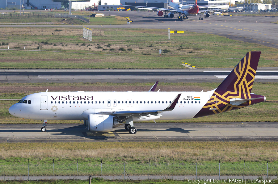 Vistara Airbus A320-251N (F-WWIF) | Photo 371786