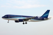 Azerbaijan Airlines Airbus A320-214 (F-WWIQ) at  Hamburg - Finkenwerder, Germany