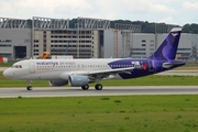 Wataniya Airways Airbus A320-214 (F-WWIQ) at  Hamburg - Finkenwerder, Germany