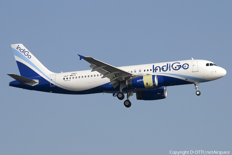 IndiGo Airbus A320-232 (F-WWIZ) | Photo 163181