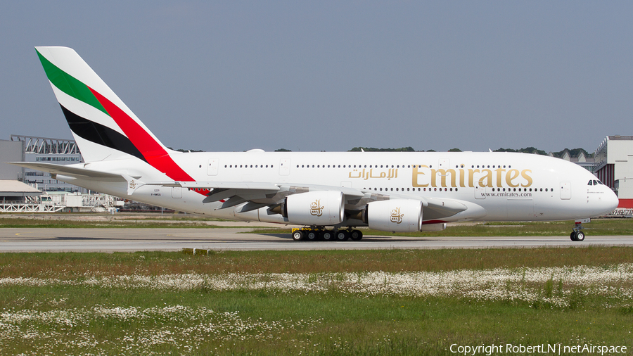 Emirates Airbus A380-842 (F-WWSA) | Photo 590359