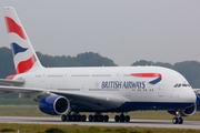 British Airways Airbus A380-841 (F-WWSC) at  Hamburg - Finkenwerder, Germany