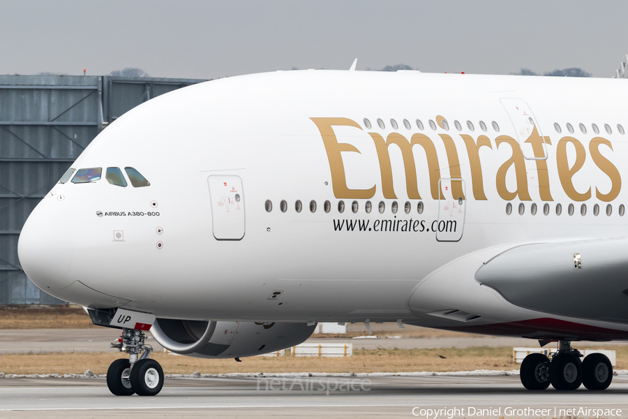 Emirates Airbus A380-841 (F-WWSC) | Photo 143487